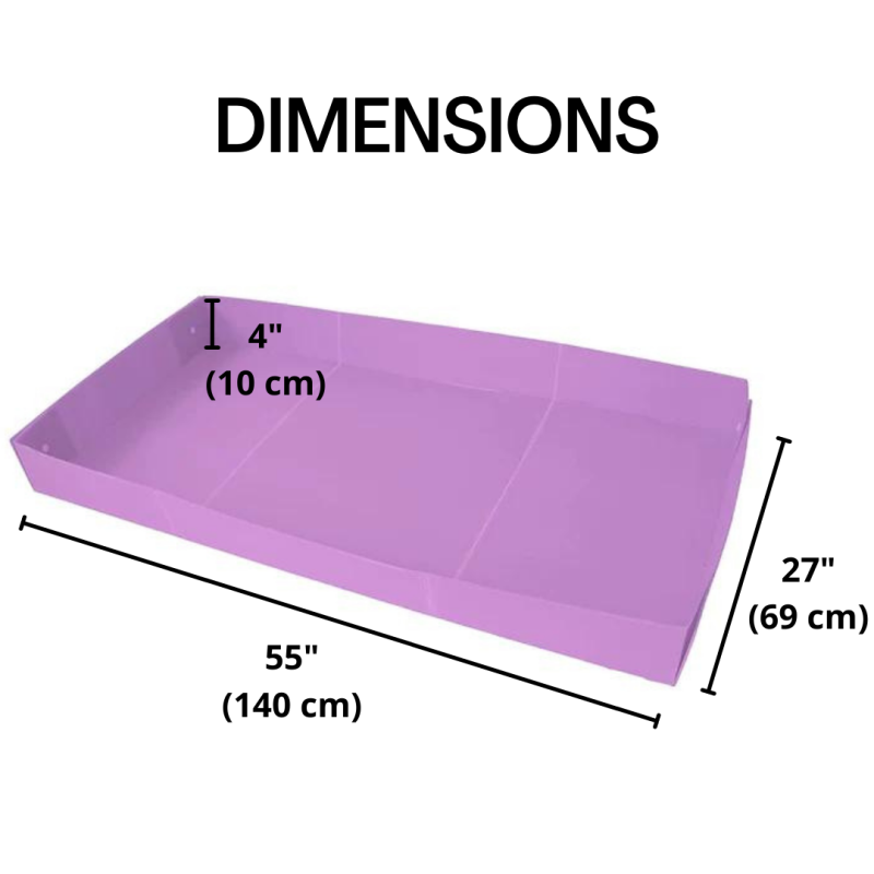 Midlee Guinea Pig Corrugated Plastic Cage Liners X Panel Size