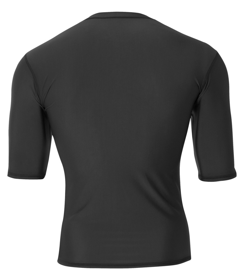 A4 N3283 Men's 7 Vs 7 Compression T-Shirt - Graphite - 2XL