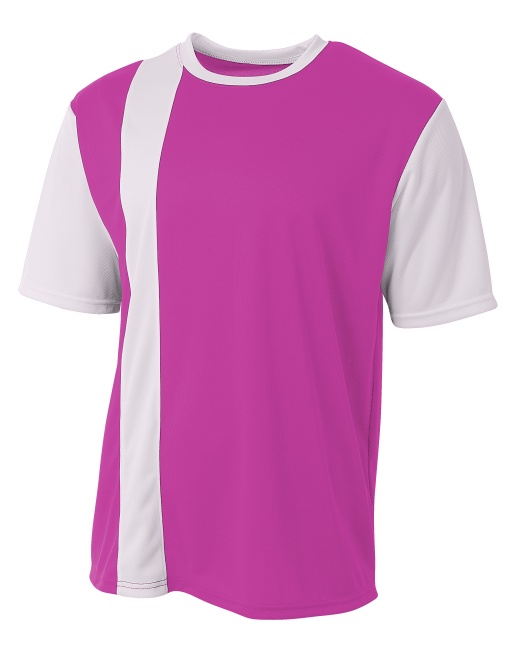 A4 Legend Soccer Jersey, Fuschia White