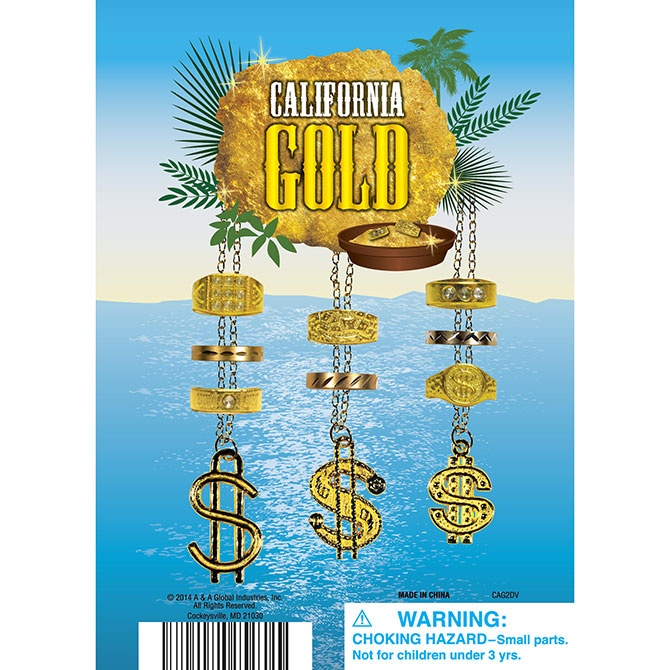California Gold Display Card