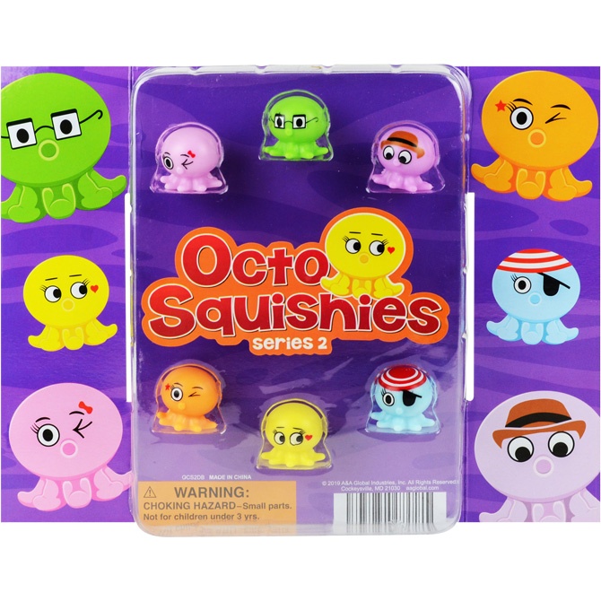 Octo Squishies Series 2 In 2In Capsules (250Pcs)