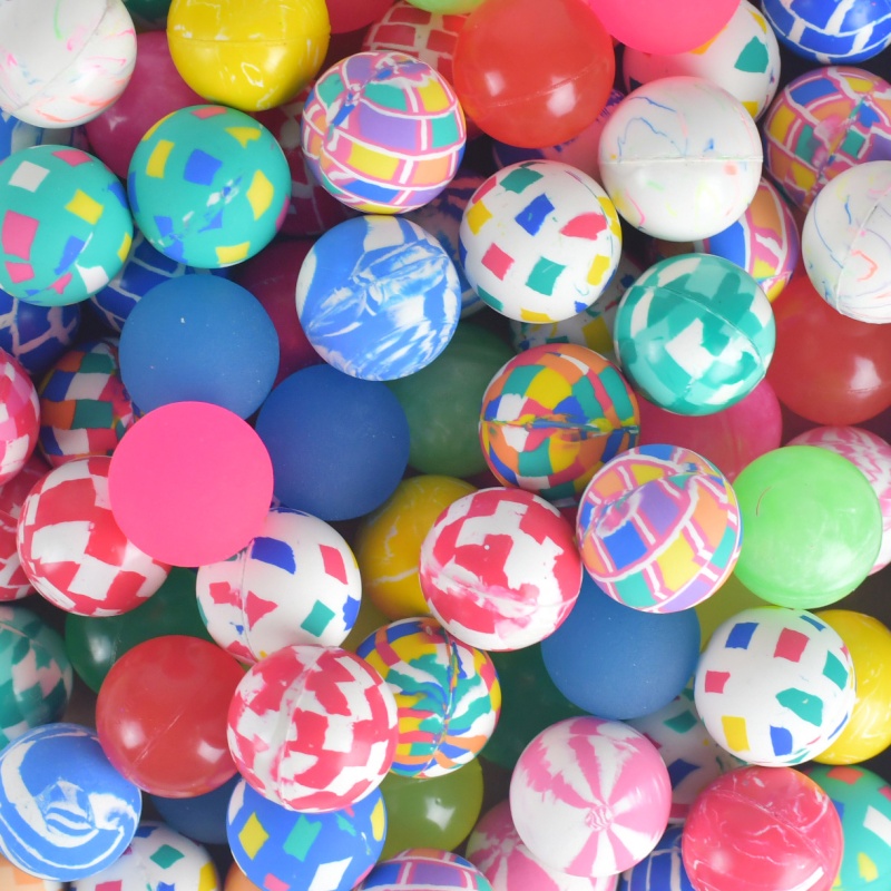 32mm Mixed Hi-Bounce Balls (100 Pcs)
