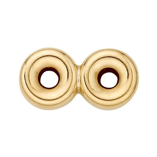 14K Yellow 2 Strand Roundel Spacer - 5.0 Mm