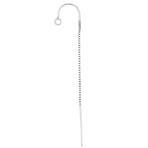 Sterling Silver U-Threader Box Chain With Ring