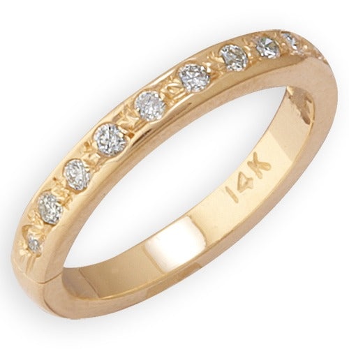 14K Yellow Gold Aquamarine Toe Ring