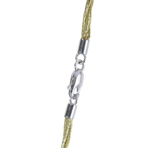 Twisted Gold 2.0Mm Silver Jewelry - 18 Inches Long Necklace