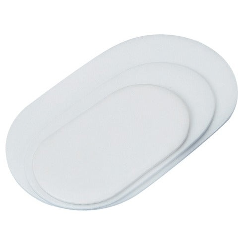 Oval Display Pads in Pearl, 7" L x 11" W - A&A Jewelry