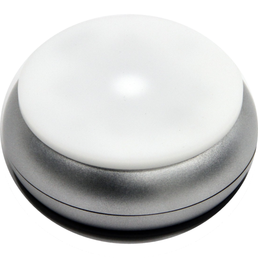 Dino-Lite Silver Turntable With White Top - MSARBW 3" Turntable
