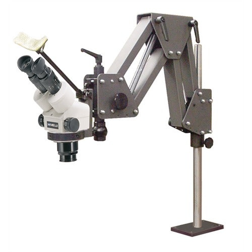 Meiji Microscope & Ring Light On GRS Acrobat Stand