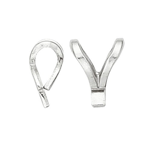 14K White Rabbit Ear Bail W/ Soldering Tab