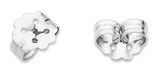 14K 0.031" Hole Push-On Screw-Out Earring Back