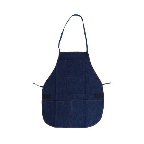 Short Denim Apron with 3 Pockets