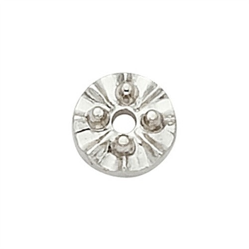 14K White Illusion Top