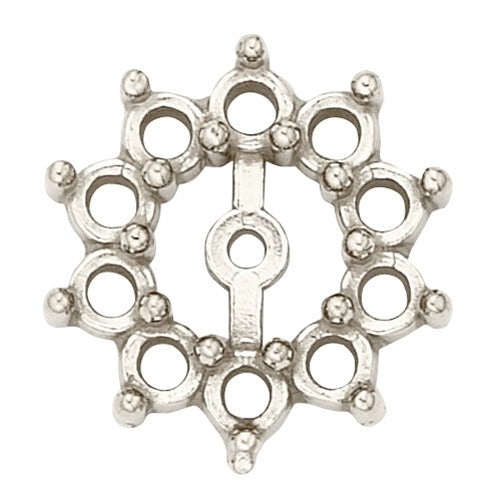 14K White Earring Jacket