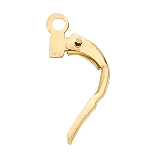 14K White Light Back Lever