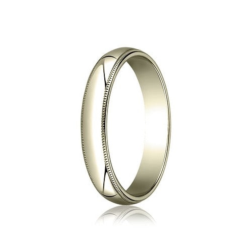 14K Yellow 3 Mm Miligrain Band - A Timeless Symbol of Love