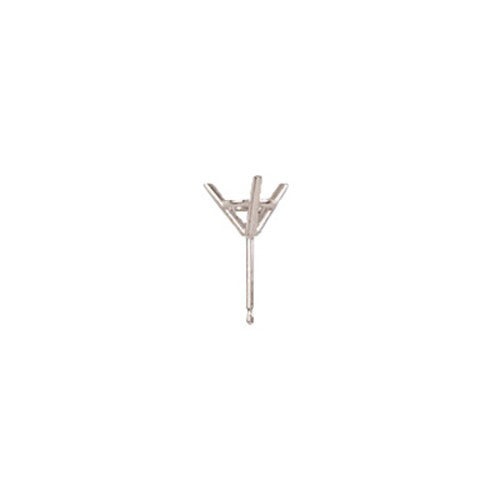 14K White Gold Lightweight Martini Earrings