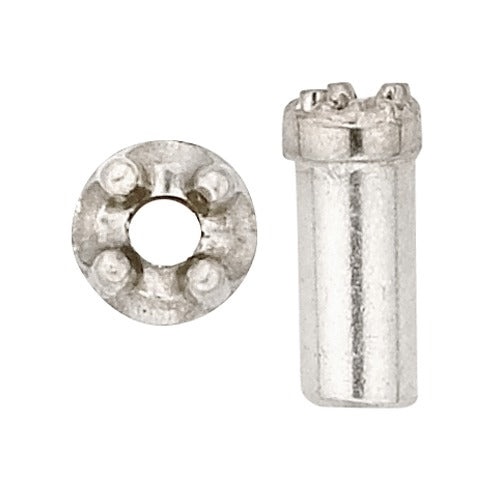 10K White Round Trim W/ Tube - 0.01 Carat CT