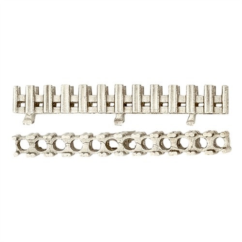 14K White Gold Strip Of Settings