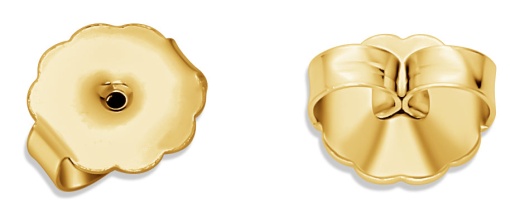 Plain Jumbo Friction Earring Back