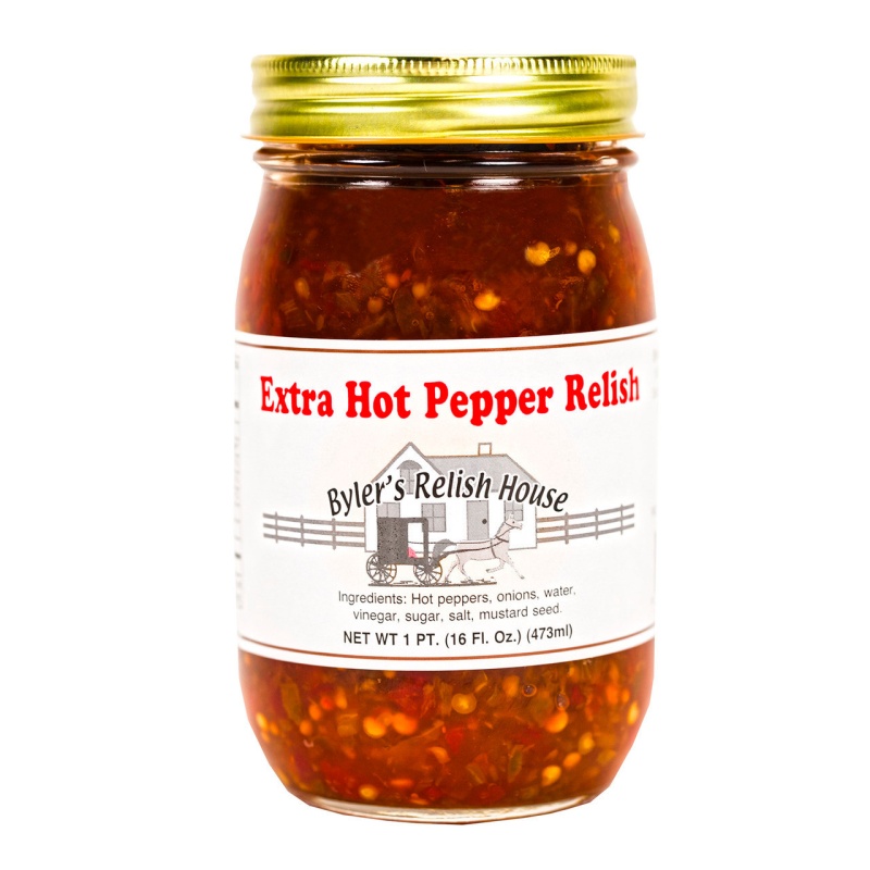Extra Hot Pepper Relish 12/16Oz