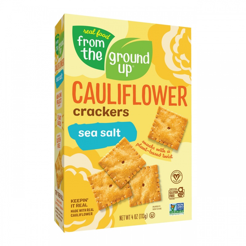 Cauliflower Crackers With Sea Salt 6/4Oz