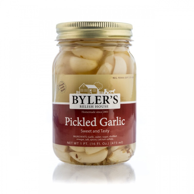 Byler's Relish House Pickled Garlic 12/16Oz