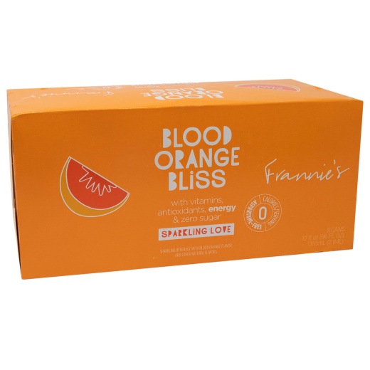 Blood Orange Bliss Sparkling Beverage - 3/8 Pack of 12oz Cans