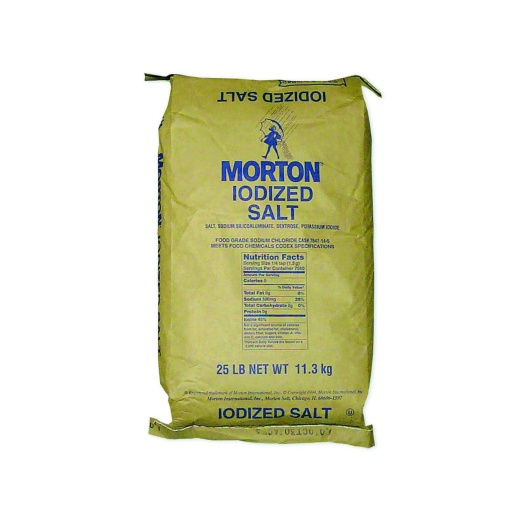 Morton Iodized Table Salt 25Lb - Flavor and Health in Every Grain