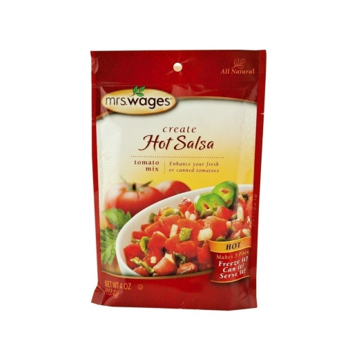 Mrs. Wages Hot Salsa Mix 12/4Oz - Perfect for Authentic Homemade Salsa