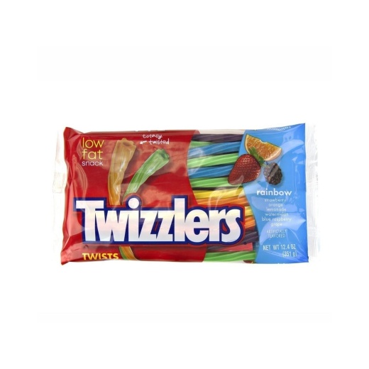 Twizzler Rainbow Twists 12/12.4Oz - Fruity Chewy Snacks