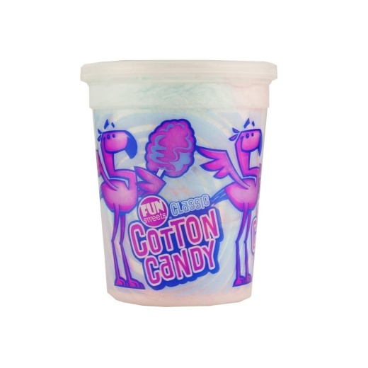 Buy Fun Sweets Cotton Candy - Classic Cherry Berry & Blue Raspberry Flavor 12 oz Tub
