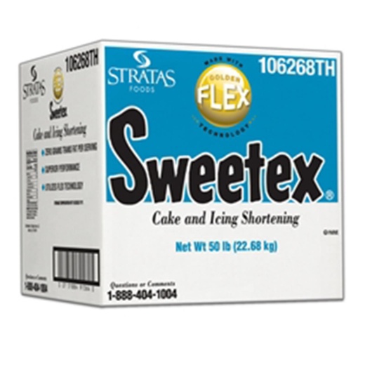 Sweetex Flex Cake & Icing Shortening 50Lb - Quality to Delight Every Baker