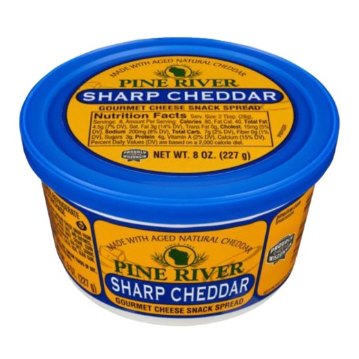 Sharp Cheddar Gourmet Cheese Snack Spread - Creamy & Delicious!