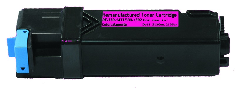 Dell OEM 3301392, 3301433 Compatible Toner Cartridge: Magenta, 2.5K Yield