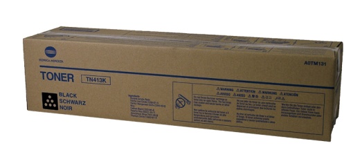 Konica Minolta OEM A0TM131/TN413K Toner Cartridge: Black, 45K Yield