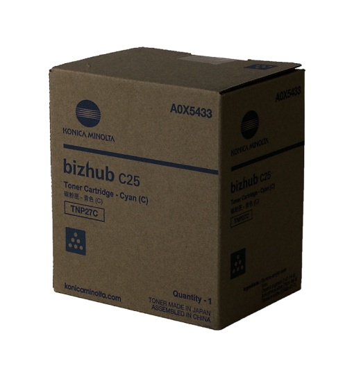 Konica Minolta OEM A0X5433 Toner Cartridge: Cyan, 6K Yield