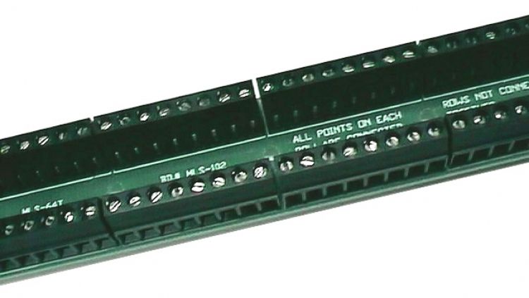 64 Position Screw Terminal Brd. (1) Is Used For Each 64 Points On A Pocket Pager System (This Is An Optional Item)