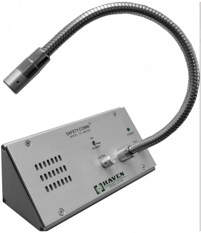 Sc-300 Intercom Master Only. Comes With 18Vdc Plug-In Power Supply Unit And 15" Gooseneck Mic. - No Headset Jack