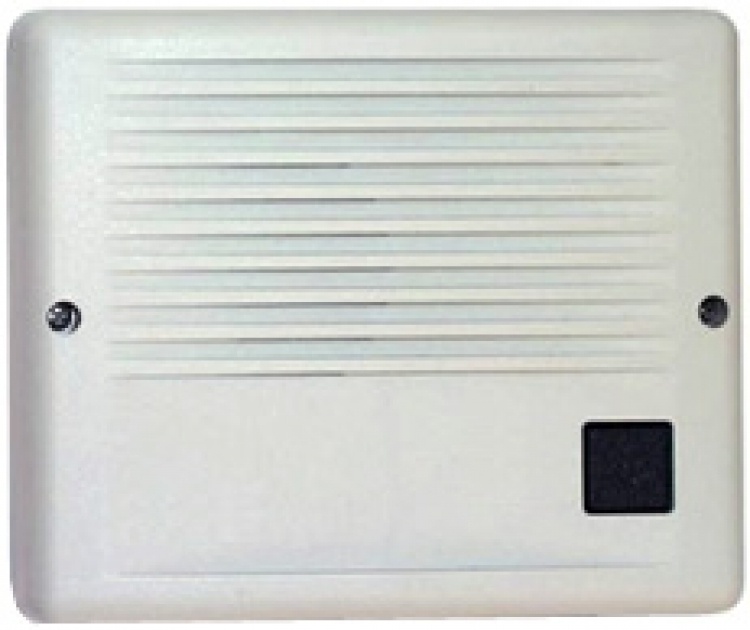 Alphaentry Door Station-Plast.. Light Grey Color - Surface Mt. Telephone Line Powered Separate Talk/Listen Volume