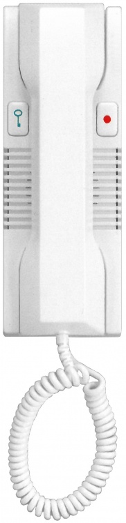 5 Wire Wall Handset-Crbn-White. Replaces Most Older Type 'Telephonic' Handsets Using Carbon Type Transmitters