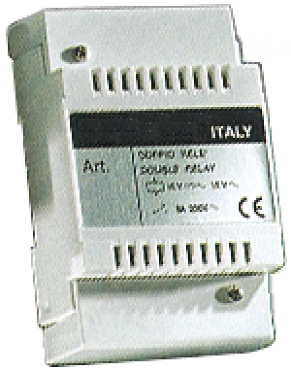Auxil Relay Unit-Tone Triggerd. Used With Elvox Video-Intercom Systems To Provide Dry Contact Closures From The Apt Tone Sig