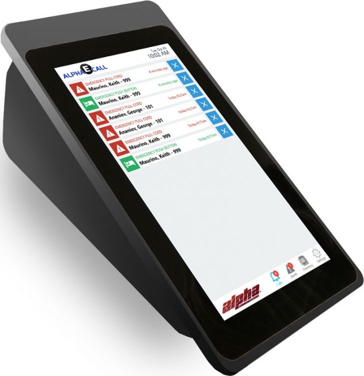 Alphaecall 200 Series 7.0" Touchscreen Master Station. Desk Or Wall Mounting, 360-Degree Screen Rotation