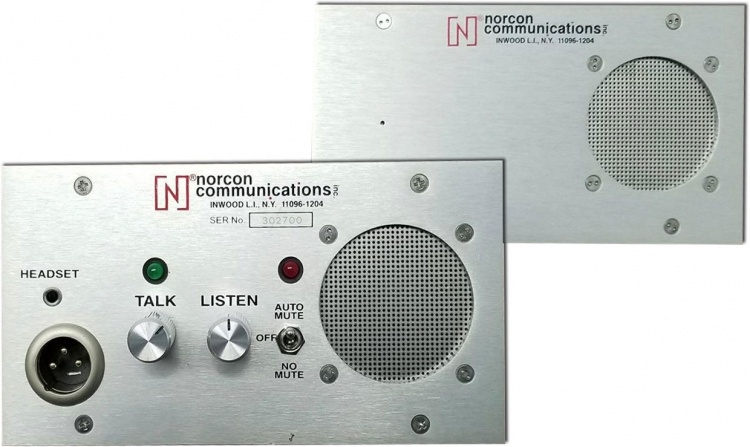 Counter Mount Intercom---15Vdc. Full Duplex Communication Comes With 15Vdc Power Supply And Removable Microphone