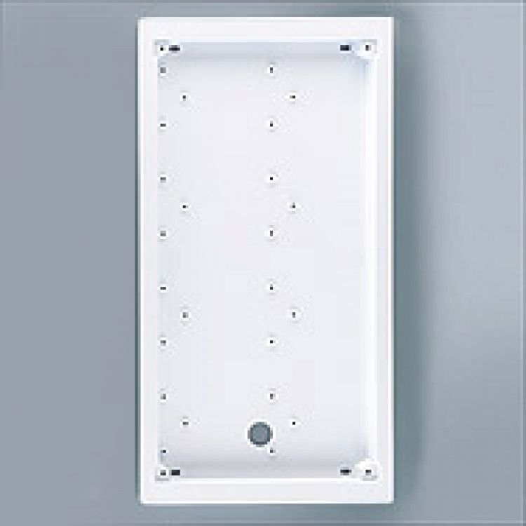 4H X 2W Surface Back Box-White. Requires Mt8/2W Series Frame