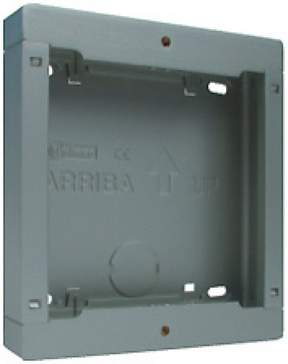1H X 1W Slim Surface Backbox. No Rainhood Can Be Used Horizontally Linkable Type Used With Stadio Plus Panels