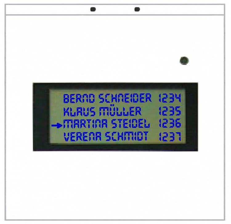 Qwikbus Display-Digital--White. Used With Em3w Or Emv3w Keypad Module