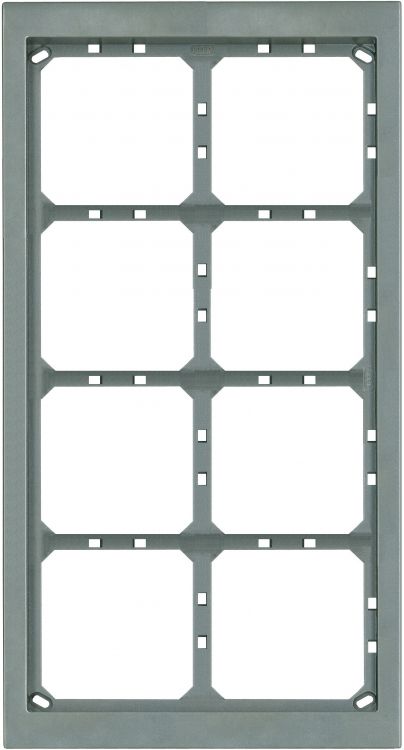 4Hx2w Module Panel Frame-Titan. Requires Upg8/2 Flush Box Or Apg8/2T Surface Box Includes 8 Mvrt Locking Strips