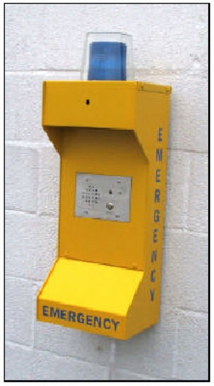 Emergency Call Station Housing. Requires 3-Gang Emergency Remote Station And An900 (Or Equivalent) Module