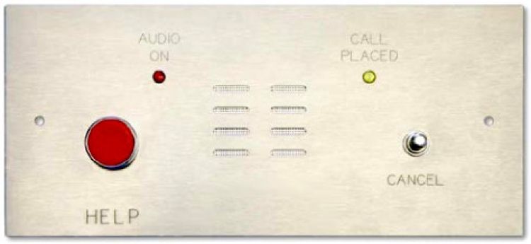 Remote Station-St. Steel-Flush. Use With Nc150n/Nc200n Systems Requires Oh600 Flush Back Box Has Large Red Call Button